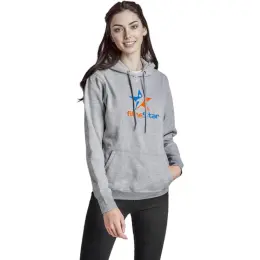 Ladies Essential Hooded Sweater Model Image